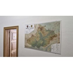 Nástěnná mapa Moravy a Slezska