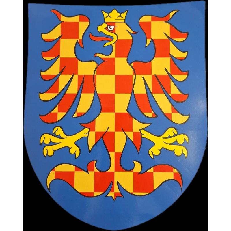 Sada 10 kusů samolepek Znak Moravy